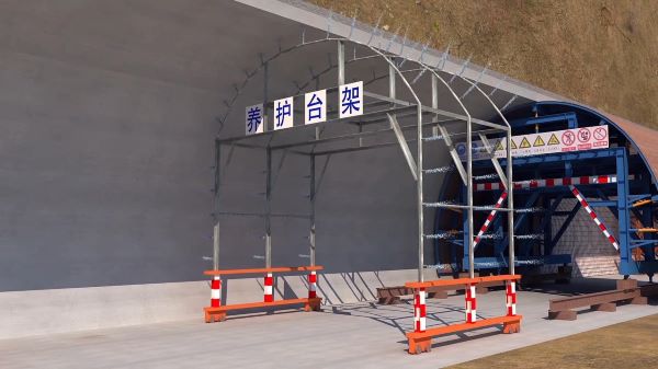 哈密地区隧道施工动画制作公司 - 隧道施工工艺和施工方法 - 隧道施工汇报动画视频 - bim 工程施工动画